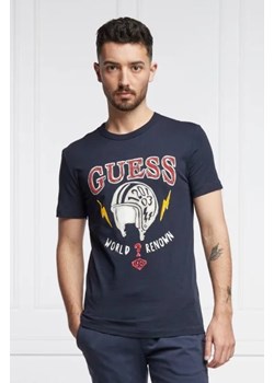 GUESS T-shirt ROUTE | Slim Fit ze sklepu Gomez Fashion Store w kategorii T-shirty męskie - zdjęcie 172832090