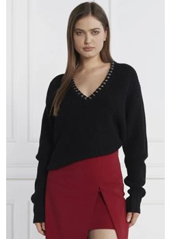 Patrizia Pepe Wełniany sweter | Loose fit ze sklepu Gomez Fashion Store w kategorii Swetry damskie - zdjęcie 172832320