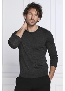 BOSS BLACK Wełniany sweter Leno-P | Slim Fit ze sklepu Gomez Fashion Store w kategorii Swetry męskie - zdjęcie 172834484