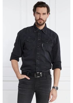 Karl Lagerfeld Koszula | Regular Fit | denim ze sklepu Gomez Fashion Store w kategorii Koszule męskie - zdjęcie 172834683
