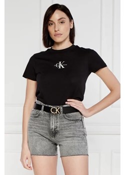 CALVIN KLEIN JEANS T-shirt | Cropped Fit ze sklepu Gomez Fashion Store w kategorii Bluzki damskie - zdjęcie 172835653
