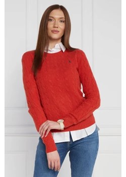 POLO RALPH LAUREN Wełniany sweter | Regular Fit | z dodatkiem kaszmiru ze sklepu Gomez Fashion Store w kategorii Swetry damskie - zdjęcie 172836063