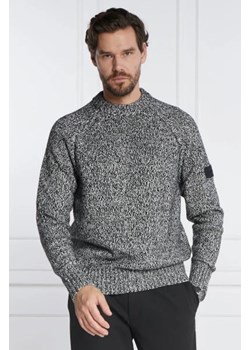 Calvin Klein Sweter BLEND CN | Regular Fit | z dodatkiem wełny ze sklepu Gomez Fashion Store w kategorii Swetry męskie - zdjęcie 172838920