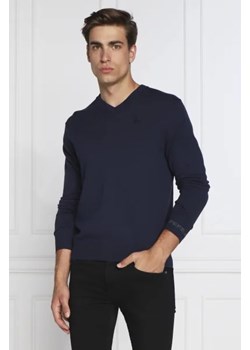 Pepe Jeans London Sweter ANDRE | Slim Fit | z dodatkiem wełny i kaszmiru ze sklepu Gomez Fashion Store w kategorii Swetry męskie - zdjęcie 172839184