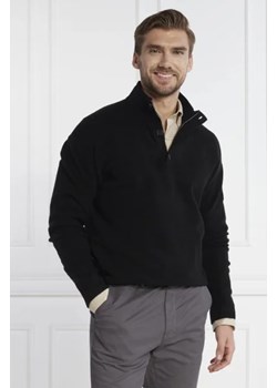 Calvin Klein Sweter LYCRA BLEND BUTTON QUARTER ZIP | Regular Fit | z dodatkiem wełny ze sklepu Gomez Fashion Store w kategorii Swetry męskie - zdjęcie 172839762
