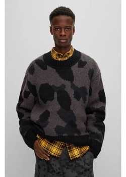 HUGO Sweter Sattiner | Oversize fit | z dodatkiem wełny ze sklepu Gomez Fashion Store w kategorii Swetry męskie - zdjęcie 172840350