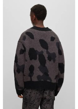 HUGO Sweter Sattiner | Oversize fit | z dodatkiem wełny ze sklepu Gomez Fashion Store w kategorii Swetry męskie - zdjęcie 172840351