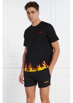 Hugo Bodywear Piżama HUGO Flames ShortSet | Regular Fit ze sklepu Gomez Fashion Store w kategorii Piżamy męskie - zdjęcie 172840994