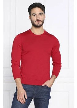 BOSS BLACK Wełniany sweter Leno-P | Slim Fit ze sklepu Gomez Fashion Store w kategorii Swetry męskie - zdjęcie 172841043