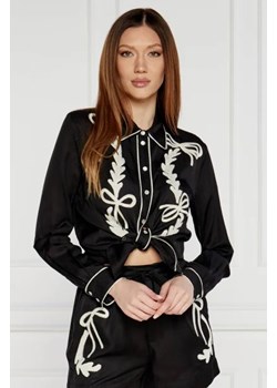 Pinko Satynowa koszula RICAMATO | Regular Fit ze sklepu Gomez Fashion Store w kategorii Koszule damskie - zdjęcie 172841392