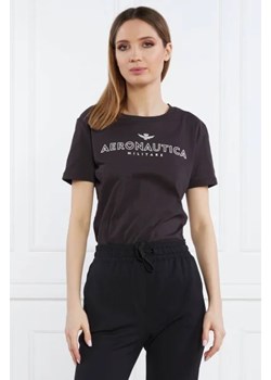 Aeronautica Militare T-shirt | Regular Fit ze sklepu Gomez Fashion Store w kategorii Bluzki damskie - zdjęcie 172842364
