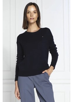 Tommy Hilfiger Wełniany sweter | Relaxed fit ze sklepu Gomez Fashion Store w kategorii Swetry damskie - zdjęcie 172842482