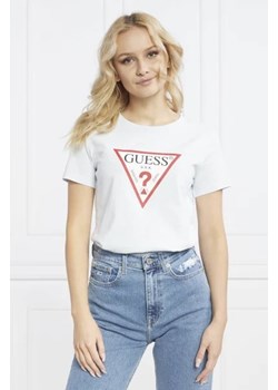 GUESS T-shirt ORIGINAL | Regular Fit ze sklepu Gomez Fashion Store w kategorii Bluzki damskie - zdjęcie 172843982