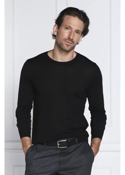 Oscar Jacobson Wełniany sweter Custer | Slim Fit ze sklepu Gomez Fashion Store w kategorii Swetry męskie - zdjęcie 172844334
