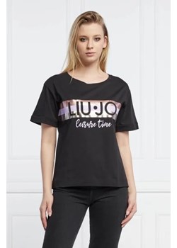 Liu Jo Rose T-shirt | Regular Fit ze sklepu Gomez Fashion Store w kategorii Bluzki damskie - zdjęcie 172844883
