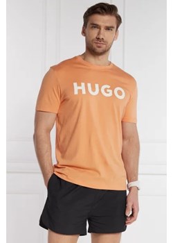 HUGO T-shirt Dulivio | Regular Fit ze sklepu Gomez Fashion Store w kategorii T-shirty męskie - zdjęcie 172845091