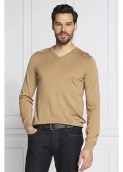 BOSS BLACK Wełniany sweter Melba-P | Slim Fit ze sklepu Gomez Fashion Store w kategorii Swetry męskie - zdjęcie 172845690