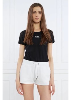 EA7 T-shirt | Regular Fit ze sklepu Gomez Fashion Store w kategorii Bluzki damskie - zdjęcie 172845922
