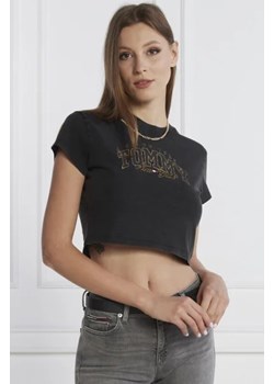 Tommy Jeans T-shirt LUX VARSITY | Cropped Fit ze sklepu Gomez Fashion Store w kategorii Bluzki damskie - zdjęcie 172846881