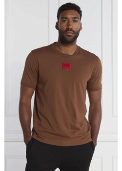 HUGO T-shirt Diragolino | Regular Fit ze sklepu Gomez Fashion Store w kategorii T-shirty męskie - zdjęcie 172847744