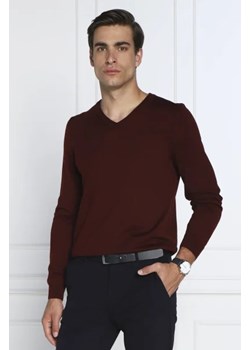 BOSS BLACK Wełniany sweter Melba-P | Slim Fit ze sklepu Gomez Fashion Store w kategorii Swetry męskie - zdjęcie 172849674