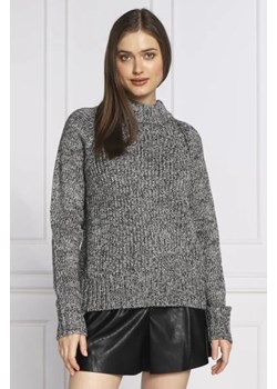Patrizia Pepe Sweter MAGLIA Regular Fit | z dodatkiem wełny ze sklepu Gomez Fashion Store w kategorii Swetry damskie - zdjęcie 172849772