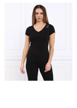 EA7 T-shirt | Regular Fit ze sklepu Gomez Fashion Store w kategorii Bluzki damskie - zdjęcie 172849931
