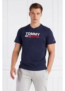 Tommy Jeans T-shirt CORP LOGO | Regular Fit ze sklepu Gomez Fashion Store w kategorii T-shirty męskie - zdjęcie 172850880