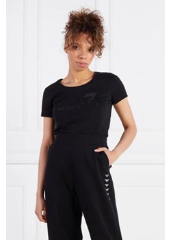 EA7 T-shirt | Slim Fit ze sklepu Gomez Fashion Store w kategorii Bluzki damskie - zdjęcie 172851273
