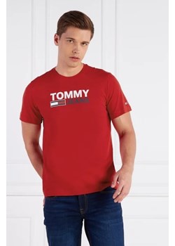 Tommy Jeans T-shirt CORP LOGO | Regular Fit ze sklepu Gomez Fashion Store w kategorii T-shirty męskie - zdjęcie 172852461