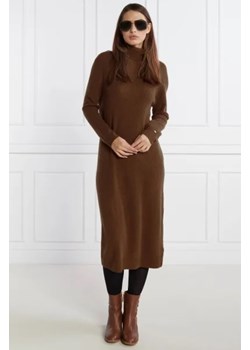 Tommy Hilfiger Wełniana sukienka MD WOOL CASH ROLL-NK | z dodatkiem kaszmiru ze sklepu Gomez Fashion Store w kategorii Sukienki - zdjęcie 172853932