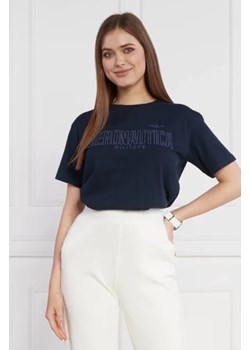 Aeronautica Militare T-shirt | Regular Fit ze sklepu Gomez Fashion Store w kategorii Bluzki damskie - zdjęcie 172856632