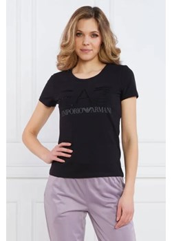 EA7 T-shirt | Regular Fit ze sklepu Gomez Fashion Store w kategorii Bluzki damskie - zdjęcie 172857721