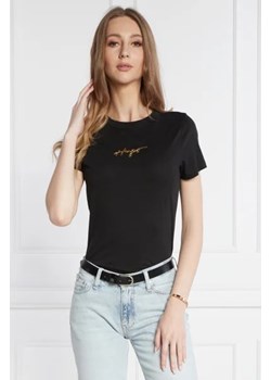 HUGO T-shirt Classic Tee_4 | Regular Fit ze sklepu Gomez Fashion Store w kategorii Bluzki damskie - zdjęcie 172859563