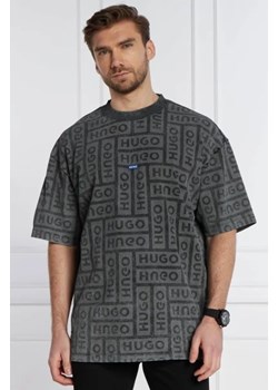 Hugo Blue T-shirt Nidane | Relaxed fit ze sklepu Gomez Fashion Store w kategorii T-shirty męskie - zdjęcie 172862841
