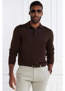 BOSS BLACK Wełniane polo | Regular Fit ze sklepu Gomez Fashion Store w kategorii T-shirty męskie - zdjęcie 172863581