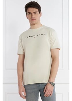 Tommy Jeans T-shirt LINEAR LOGO TEE EXT | Regular Fit ze sklepu Gomez Fashion Store w kategorii T-shirty męskie - zdjęcie 172864042