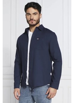 Tommy Jeans Koszula SOLID FLANNEL | Classic fit ze sklepu Gomez Fashion Store w kategorii Koszule męskie - zdjęcie 172864840