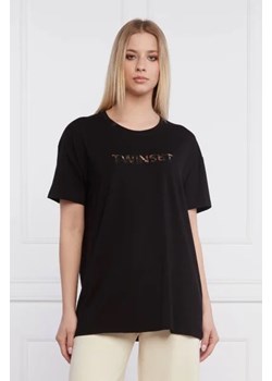 Twinset U&B T-shirt | Regular Fit ze sklepu Gomez Fashion Store w kategorii Bluzki damskie - zdjęcie 172864884