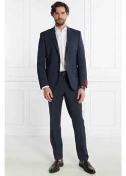 HUGO Wełniany garnitur Henry/Getlin232X | Regular Fit ze sklepu Gomez Fashion Store w kategorii Garnitury męskie - zdjęcie 172865002
