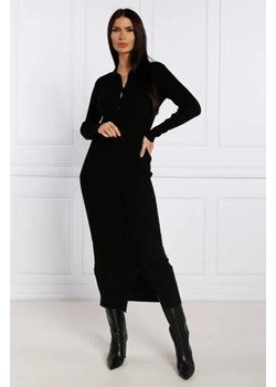 Calvin Klein Sukienka TENCEL RIB | z dodatkiem wełny ze sklepu Gomez Fashion Store w kategorii Sukienki - zdjęcie 172865382