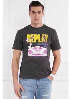 Replay T-shirt OPEN END | Regular Fit ze sklepu Gomez Fashion Store w kategorii T-shirty męskie - zdjęcie 172865903