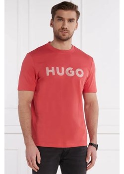 HUGO T-shirt Drochet | Regular Fit ze sklepu Gomez Fashion Store w kategorii T-shirty męskie - zdjęcie 172866233