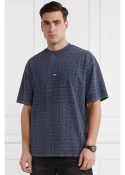 Hugo Blue T-shirt Nidane | Relaxed fit ze sklepu Gomez Fashion Store w kategorii T-shirty męskie - zdjęcie 172869920