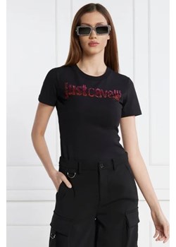 Just Cavalli T-shirt | Regular Fit ze sklepu Gomez Fashion Store w kategorii Bluzki damskie - zdjęcie 172870022