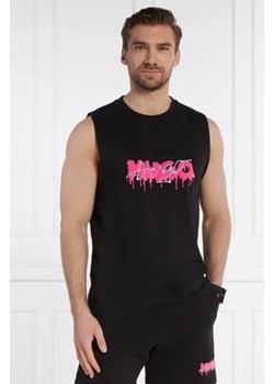 HUGO Tank top Dopical | Relaxed fit | stretch ze sklepu Gomez Fashion Store w kategorii T-shirty męskie - zdjęcie 172870122
