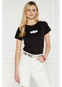 CALVIN KLEIN JEANS T-shirt FADED | Slim Fit ze sklepu Gomez Fashion Store w kategorii Bluzki damskie - zdjęcie 172870354