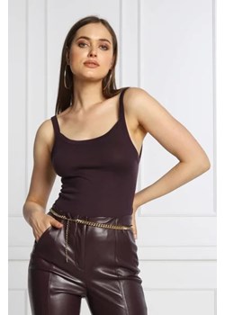 Patrizia Pepe Lniany top | Slim Fit ze sklepu Gomez Fashion Store w kategorii Bluzki damskie - zdjęcie 172872002