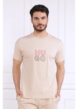 Hugo Bodywear T-shirt Stacked | Regular Fit ze sklepu Gomez Fashion Store w kategorii T-shirty męskie - zdjęcie 172873682
