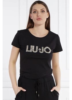 Liu Jo Beachwear T-shirt | Regular Fit ze sklepu Gomez Fashion Store w kategorii Bluzki damskie - zdjęcie 172873850